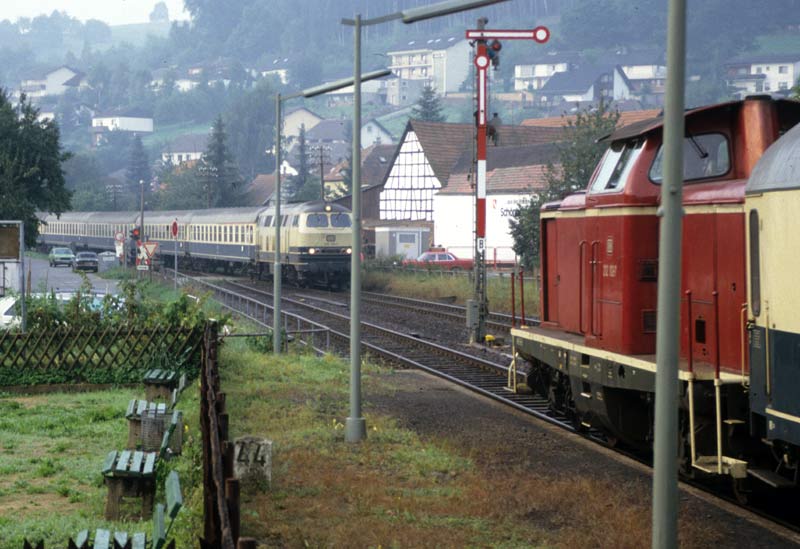 BR 212  und 216 in Mümling-Grumbach (F.L. Diehl)